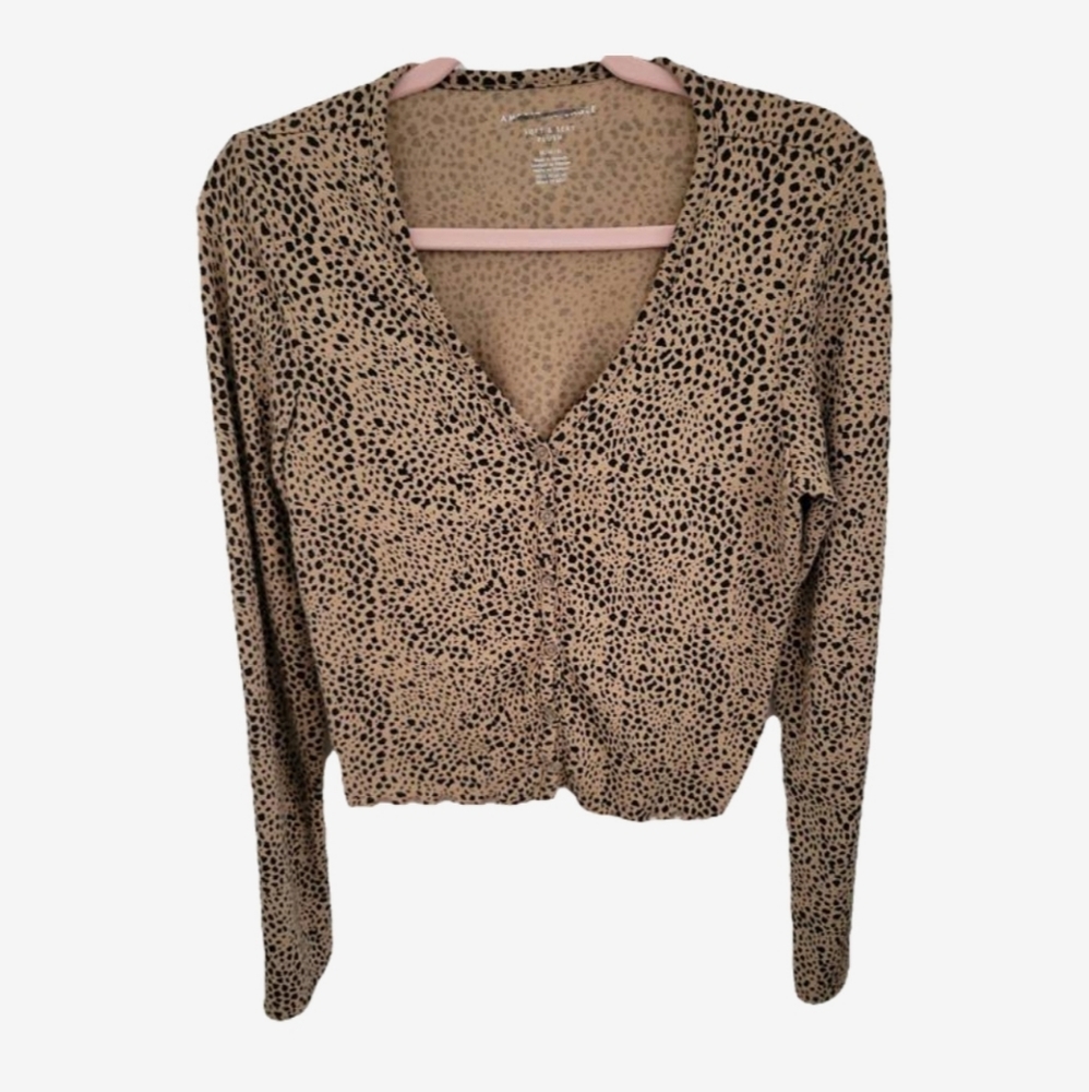 American Eagle plush cardigan, size medium
